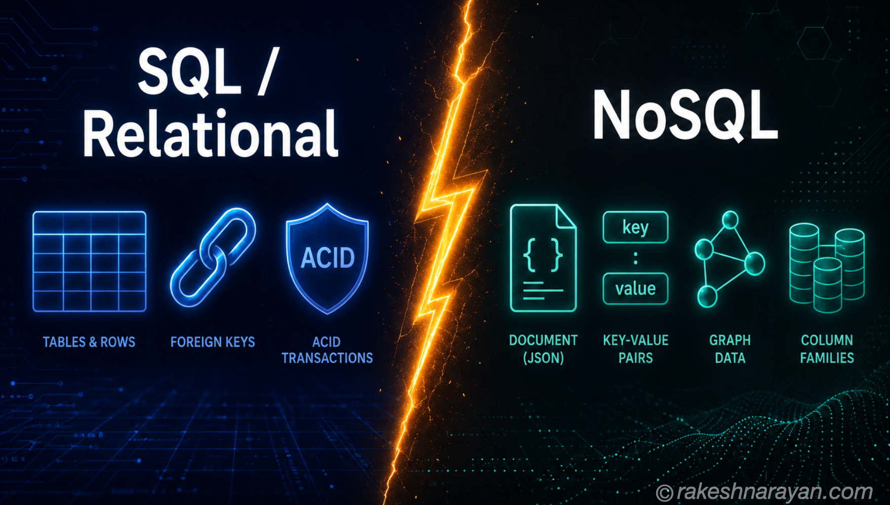 SQL vs NoSQL Databases — What the Difference Actually Means