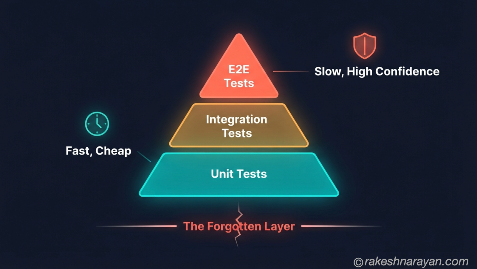 Unit vs Integration vs E2E Testing — The Real Difference